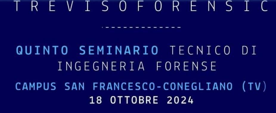 Treviso Forensic 24 - Save the Date